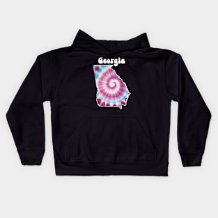 Georgia Tie Dye Kids Hoodie